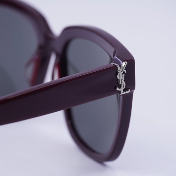 Saint Laurent SLM40 006 Sunglasses Red Square Frame, Grey Lenses - Picture 5 of 11